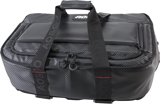 AO Coolers Stow N' Go Cooler, Low-Profile, Leakproof with High-Density Insulation, Holds Ice for 24 Hours, Carbon Black, 38 Pack