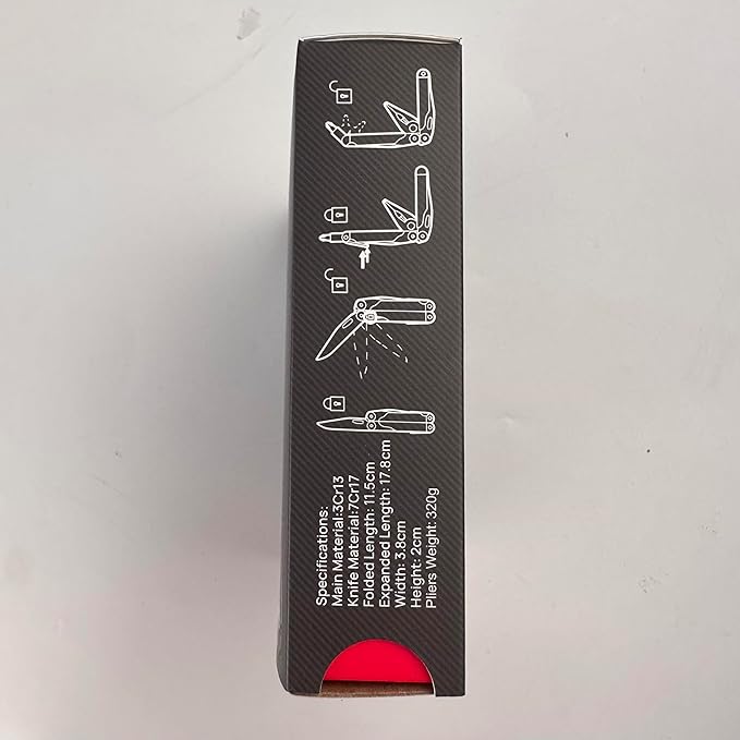 BIBURY Multitool Pliers Pro BI2045, Stainless Steel 31-in-1 Multi Tool Pliers with Replaceable Wire Cutters and Saw,Foldable Multitools with Scissors and Screwdriver, Ideal for Camping,Survival,Repair