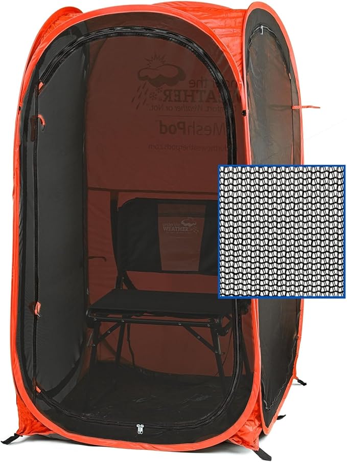 WeatherPod® The Original Shark Tank MyPod??Mesh 1-2 Person Pop-Up Screen Pod - Keeps Out Bugs, Mosquitos, and Harmful UV Rays - UPF 50 for Maximum Protection from The Sun