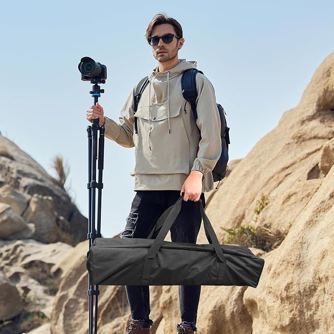 INFANZIA 35 inch Duffel Travel Sports Equipment Bag, 2PCS Long Luggage Bag with Upgrade Zipper Water Resistant, Extra Large Foldable Storage Bag for Camping, Tent, Tripod, Fishing