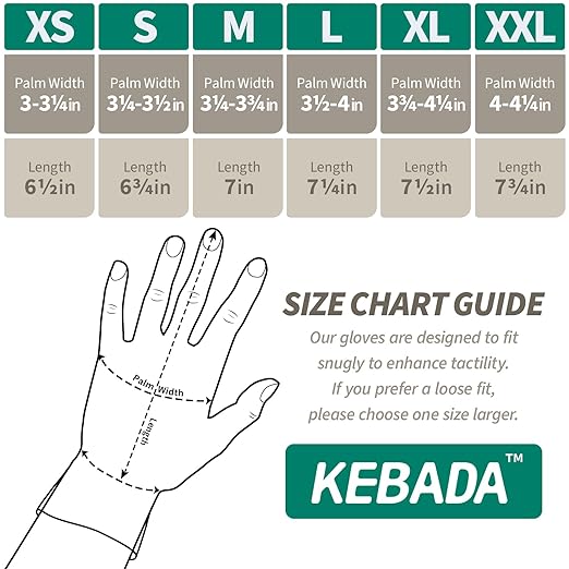 Kebada W1 Work Gloves for Men and Women, 12 Pairs Touchscreen Safety Gloves with Grip, PU-Coated, Ideal for Light & Medium Duty Tasks, White, X-Large