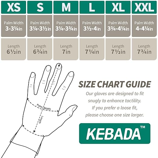 Kebada W1 Work Gloves for Men and Women, Touchscreen PU Coated Gloves with Grip, 50 Pairs Bulk Pack, Ideal for Warehouse Package Handling, Construction, Gardening, Green X-Large