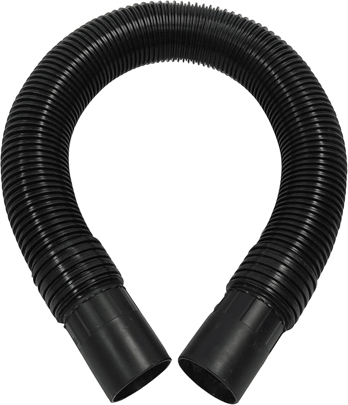 36" hose for a vacuum or dust collection system with a 2-1/2" nominal (2-1/4" actual) port