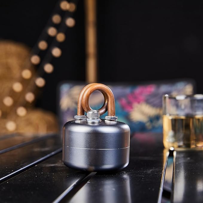 Portable Alcohol Camping Stove – Lightweight Brass Aluminum Spirit Burner with Stand | Faster Heating – Feul Denatured Alcohol (Not Included) – for Backpacking, Hiking Brewing Piping Coffee