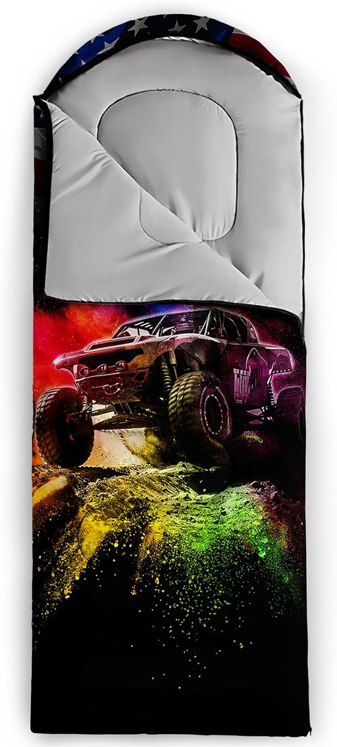 Print sleeping bag,sleeping bags,Outdoor Camping Sleeping Bag，Suitable For Children Boys And Girls Portable,Waterproof,Compact And Lightweight,Great For Outdoor Camping,Backpacking And Hiking