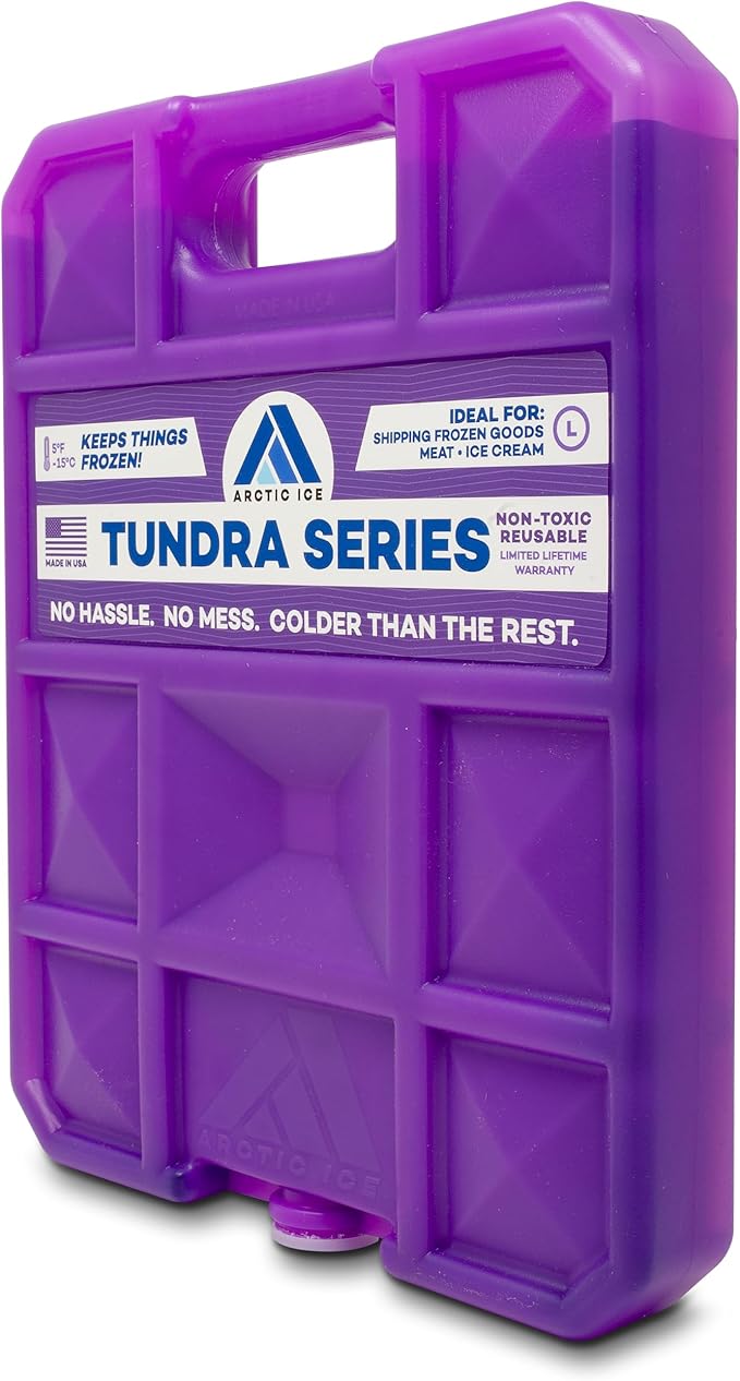 Arctic Ice Tundra Series Long Lasting Reusable Ice Pack - 5° Fahrenheit Cooling Point - Designed to Maintain Freezer-Like Temperatures in Coolers