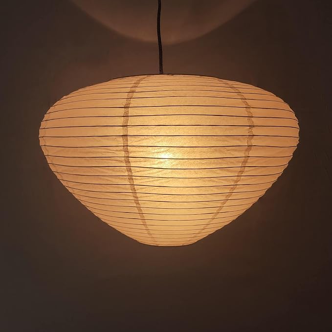 Mushroom Paper Lampshadeï¼?7inchï¼? White Folding Lampshade,Interior Trim Lampshade,Paper Ceiling Lamp Shade