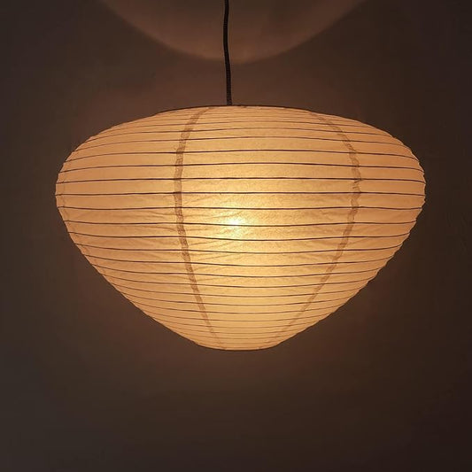 Mushroom Paper Lampshadeï¼?7inchï¼? White Folding Lampshade,Interior Trim Lampshade,Paper Ceiling Lamp Shade