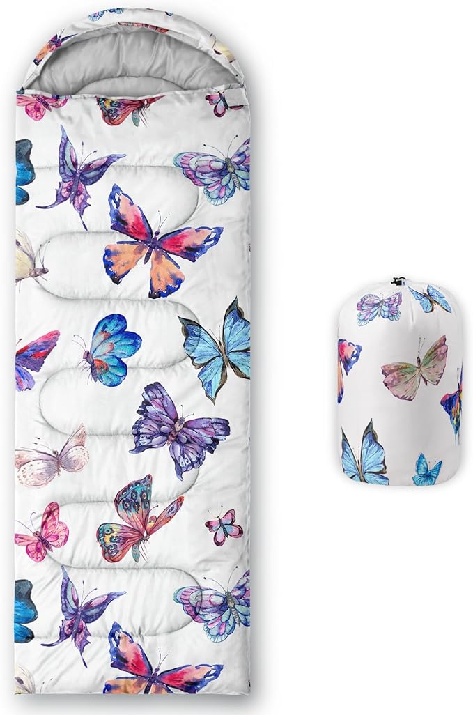 CVHOUSE Camping Sleeping Bags,3 Season Warm & Cool Weather,Lightweight,Waterproof Sleeping Bags for Adults & Kids,Traveling,and Outdoors,Camping Gear Equipment