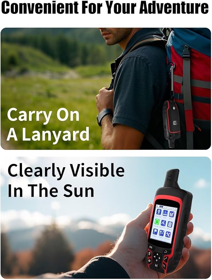 A6 Handheld GPS for Hiking, Multi-GNSS Support, Lightweight Rugged GPS Navigator,Waterproof GPS Handheld for Camping and Backpacking