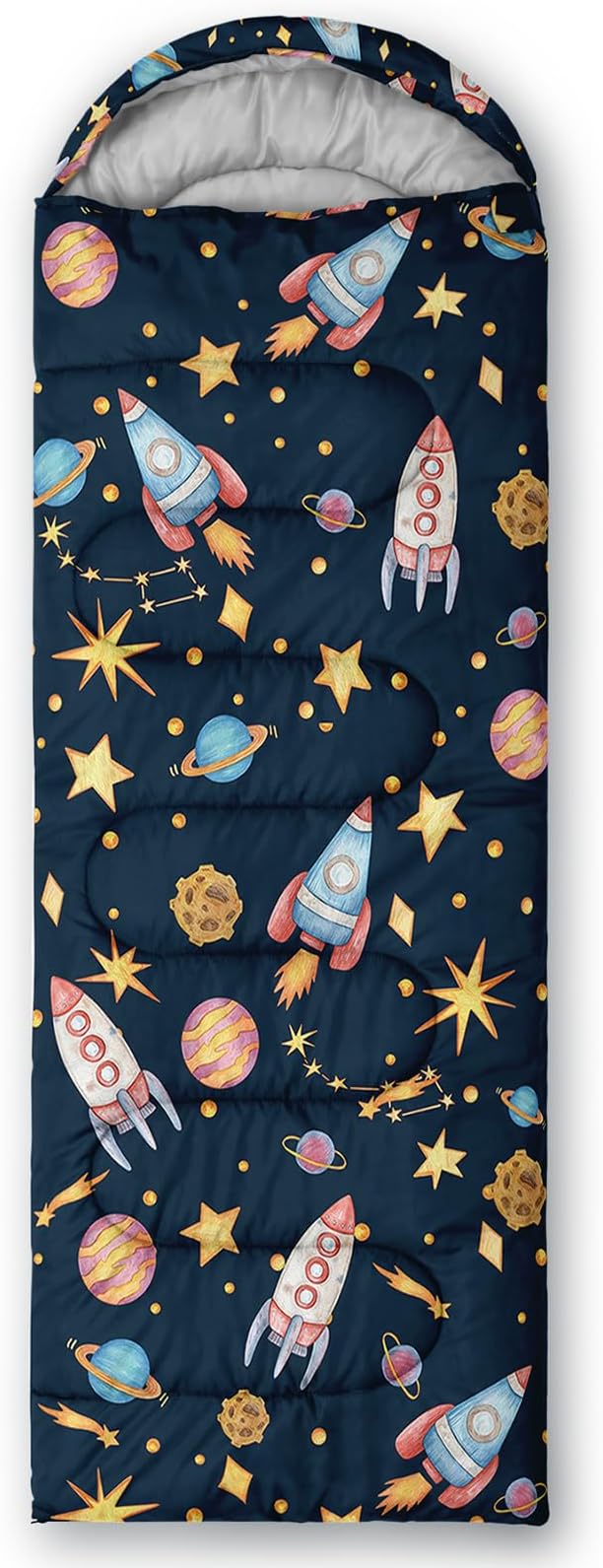 QOOMO Camping Sleeping Bags,3 Season Warm & Cool Weather,Lightweight,Waterproof Sleeping Bags for Adults & Kids,Traveling,and Outdoors,Camping Gear Equipment