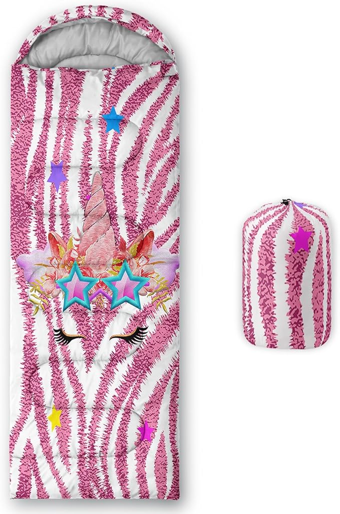 Print sleeping bag,sleeping bags,Outdoor Camping Sleeping Bag，Suitable For Children Boys And Girls Portable,Waterproof,Compact And Lightweight,Great For Outdoor Camping,Backpacking And Hiking