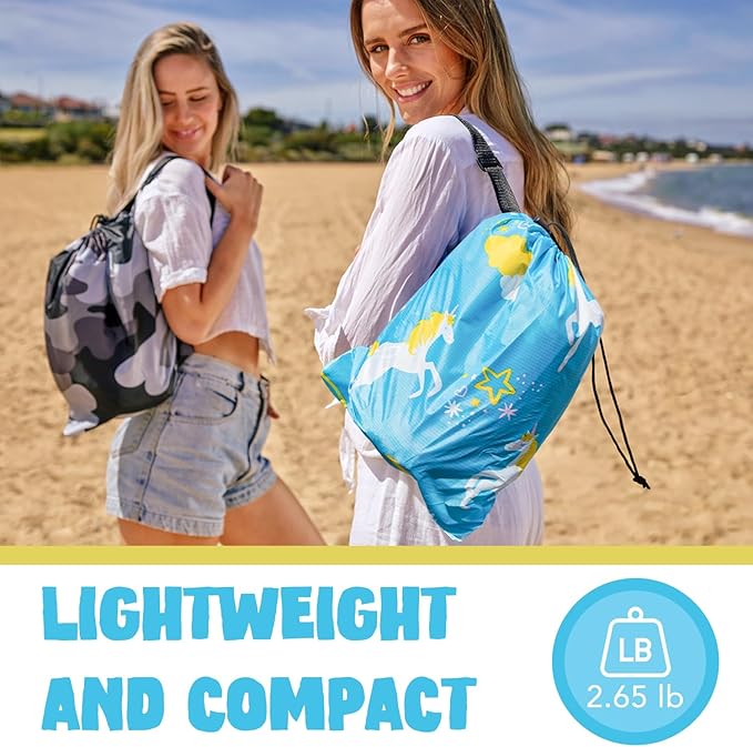 AlphaBeing Inflatable Lounger Beach Chair Accessories, Air Sofa Hammock Inflatable Couch for Camping Backyard Lakeside with Compression Sacks, Ideal Outdoor Gifts for Adults