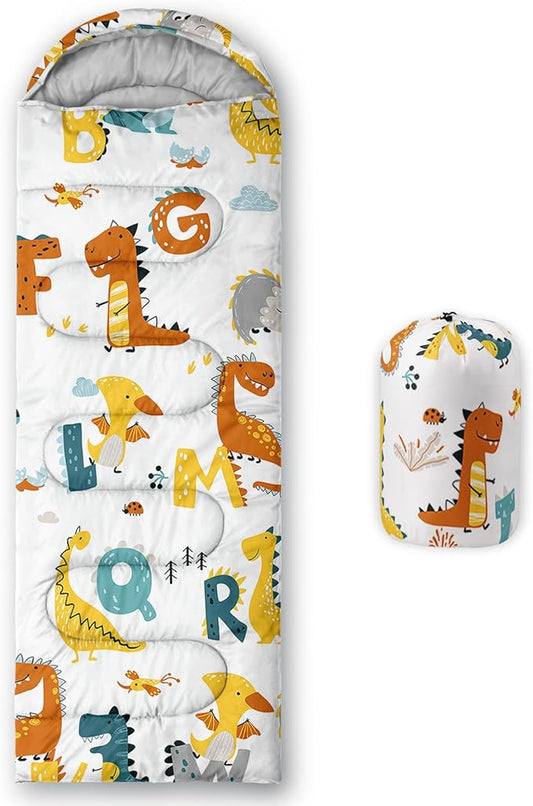 QOOMO Camping Sleeping Bags,3 Season Warm & Cool Weather,Lightweight,Waterproof Sleeping Bags for Adults & Kids,Traveling,and Outdoors,Camping Gear Equipment