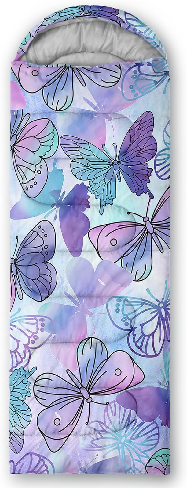 QOOMO Camping Sleeping Bags,3 Season Warm & Cool Weather,Lightweight,Waterproof Sleeping Bags for Adults & Kids,Traveling,and Outdoors,Camping Gear Equipment