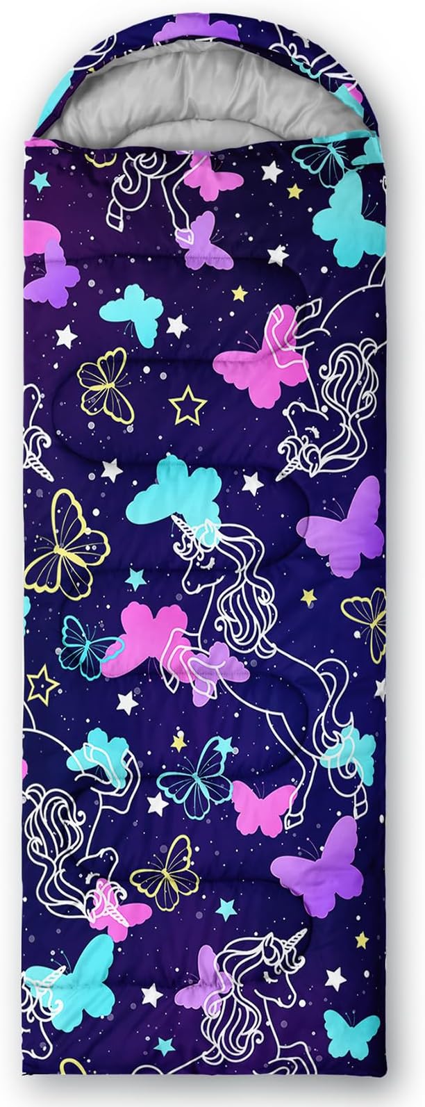 QOOMO Camping Sleeping Bags,3 Season Warm & Cool Weather,Lightweight,Waterproof Sleeping Bags for Adults & Kids,Traveling,and Outdoors,Camping Gear Equipment