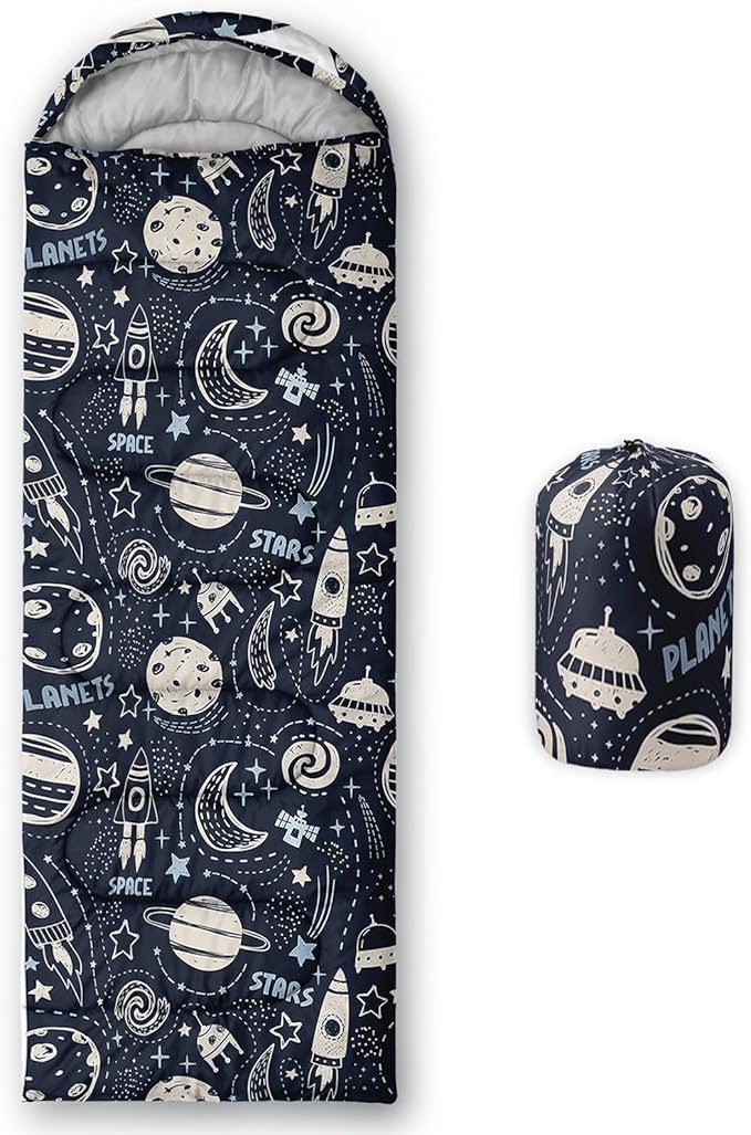 QOOMO Camping Sleeping Bags,3 Season Warm & Cool Weather,Lightweight,Waterproof Sleeping Bags for Adults & Kids,Traveling,and Outdoors,Camping Gear Equipment