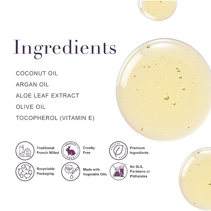 A LA MAISON French Liquid Hand Soap RefilL - Natural Hand Wash Made with Essential Oils - Biodegradable, Plant-Based, Vegan, Cruelty-Free (33.8 Fl Oz Pouch (1 Pack), Lavender Aloe)