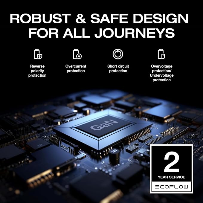 EF ECOFLOW 800W Alternator Charger with Delta 3 Portable Power Station,Jump Starter 8× Faster Than Cigarette Chargers