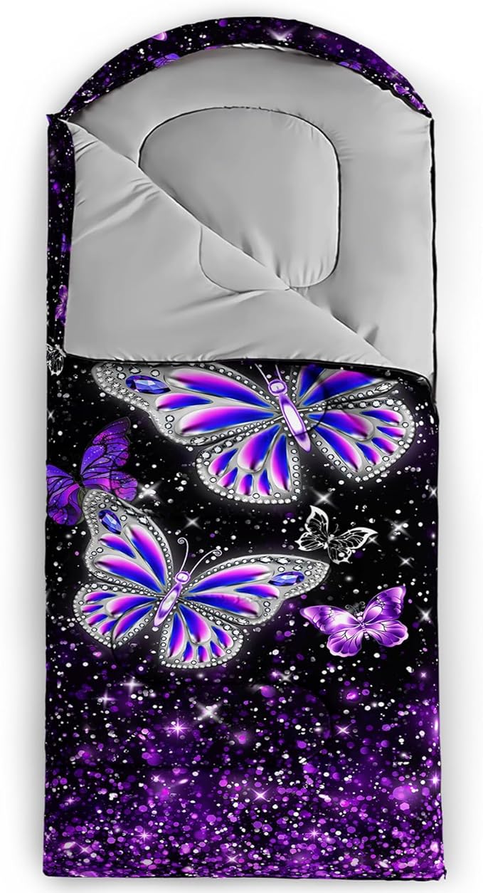 Print sleeping bag,sleeping bags,Outdoor Camping Sleeping Bag，Suitable For Children Boys And Girls Portable,Waterproof,Compact And Lightweight,Great For Outdoor Camping,Backpacking And Hiking