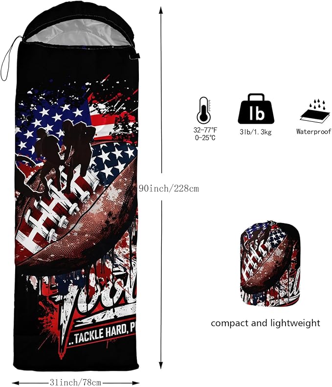 Print sleeping bag,sleeping bags,Outdoor Camping Sleeping Bag，Suitable For Children Boys And Girls Portable,Waterproof,Compact And Lightweight,Great For Outdoor Camping,Backpacking And Hiking