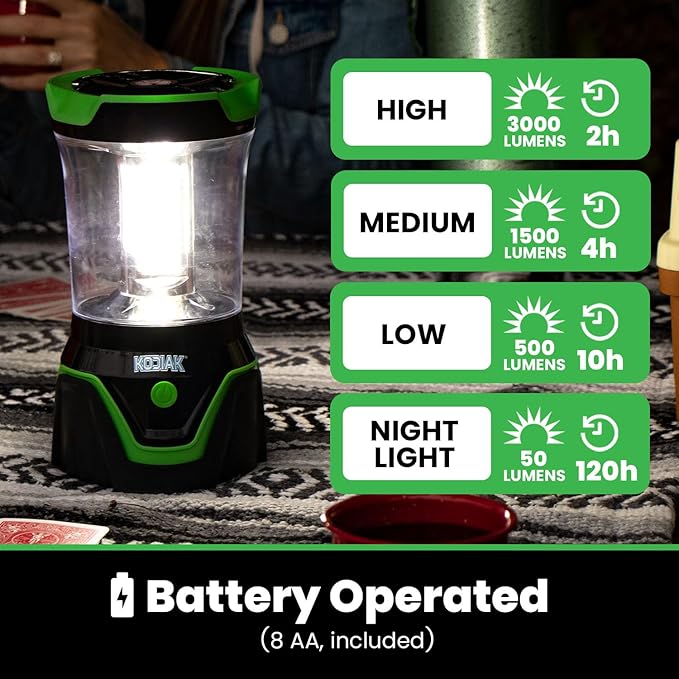 Kodiak® The Kamper® 3000 Lumen Lantern