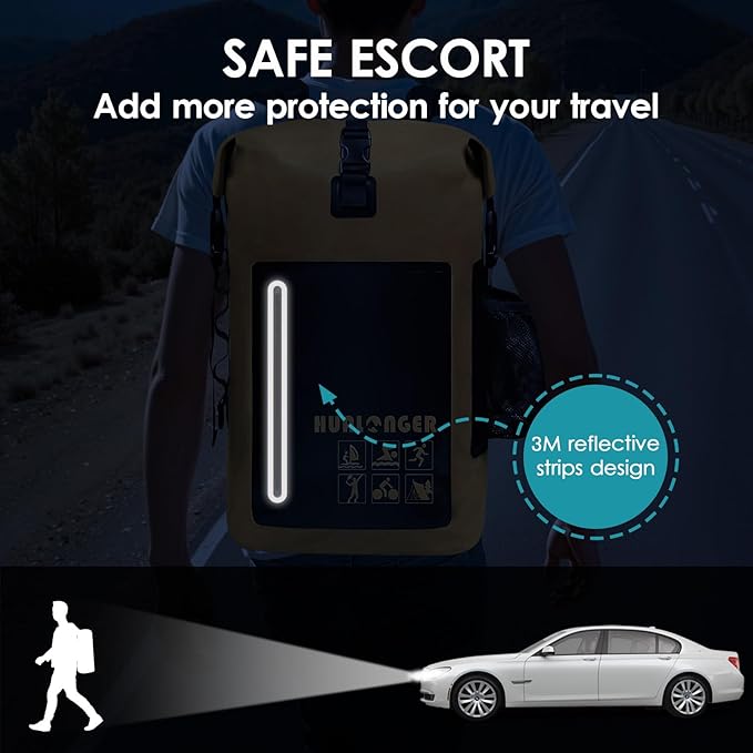 Dry Bag Backpack 20L/30L/40L- Roll Top Closure Bag - Heavy Duty Dry Bags Waterproof - Lightweight Durable Floating Dry Bag with IPX8 Waterproof Phone Case