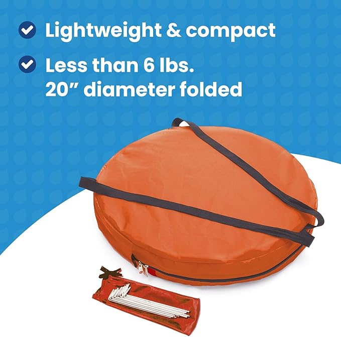 WeatherPod® The Original Shark Tank MyPod??Mesh 1-2 Person Pop-Up Screen Pod - Keeps Out Bugs, Mosquitos, and Harmful UV Rays - UPF 50 for Maximum Protection from The Sun