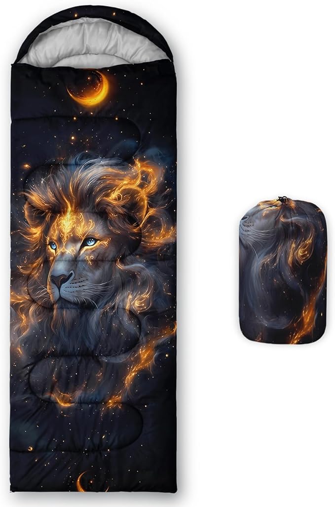 Print sleeping bag,sleeping bags,Outdoor Camping Sleeping Bag，Suitable For Children Boys And Girls Portable,Waterproof,Compact And Lightweight,Great For Outdoor Camping,Backpacking And Hiking