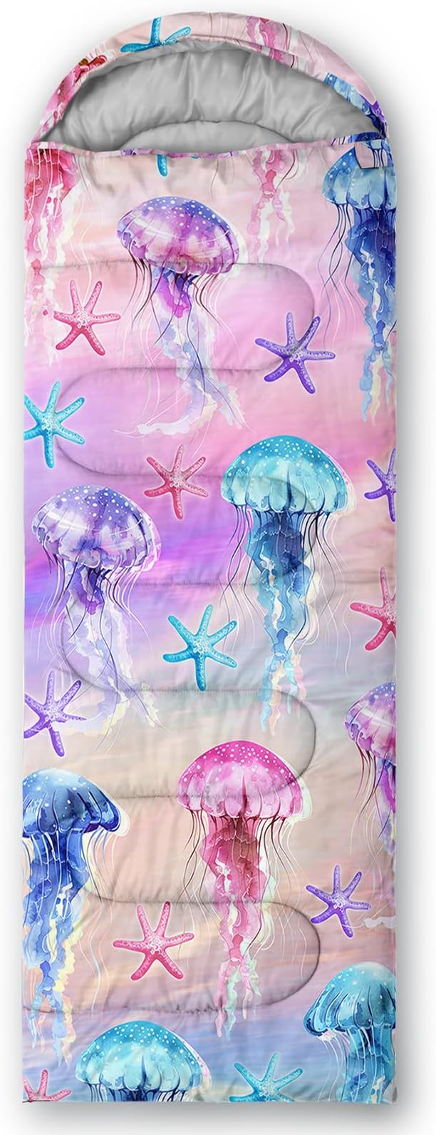 QOOMO Camping Sleeping Bags,3 Season Warm & Cool Weather,Lightweight,Waterproof Sleeping Bags for Adults & Kids,Traveling,and Outdoors,Camping Gear Equipment