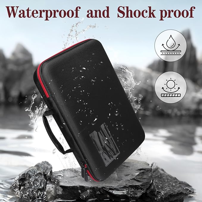 Battery Storage Organizer with Tester BT-168, Waterproof Battery Case for aaa,aa,c,d, 9v, Holds Up to 198 Batteries Container (Batteries Not Included)