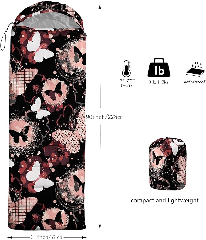 Kids Sleeping Bag for Boys Girls,3D Basketball Print-Lightweight Warm Portable Outdoor Indoor-Waterproof Cold Weather Resistant Sleeping Bag for Camping Hiking