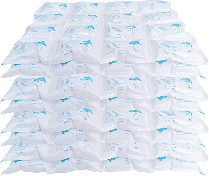 Dry Ice Packs for Shipping Frozen Food, Reusable Cold Ice Sheets for Coolers, Lunch Bag, Flexible Long-Lasting Ice Blanket Sheets for Shipping