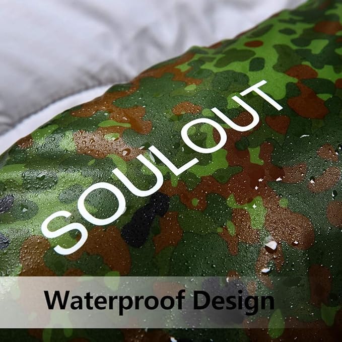 Sleeping Bag,3-4 Seasons Warm Cold Weather Lightweight, Portable, Waterproof Compression Sack Adults & Kids - Indoor & Outdoor Activities: Traveling, Camping, Backpacking, Hiking