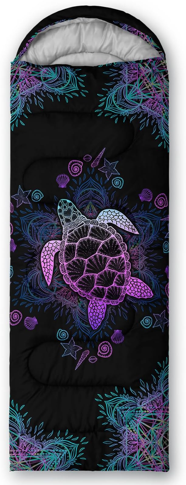 QOOMO Camping Sleeping Bags,3 Season Warm & Cool Weather,Lightweight,Waterproof Sleeping Bags for Adults & Kids,Traveling,and Outdoors,Camping Gear Equipment