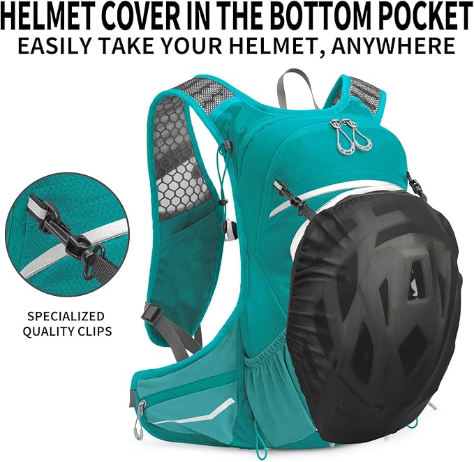 16L Hydration Backpack with Free 2-Liter Water Bladder,The Lightweight Hydration Pack for Cycling, Hiking, Skiing