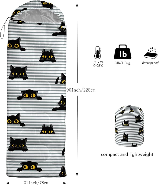 Print sleeping bag,sleeping bags,Outdoor Camping Sleeping Bag，Suitable For Children Boys And Girls Portable,Waterproof,Compact And Lightweight,Great For Outdoor Camping,Backpacking And Hiking