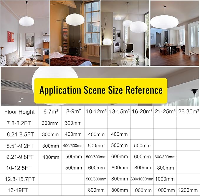 White Oval Paper Lanterns-16.54" Large Hanging Paper Lantern Lamp, Chinese/Japanese Paper Pendant Lampshade for Party Decoration, Wedding, Home Decor Ceiling Lampshade(1 Pack)