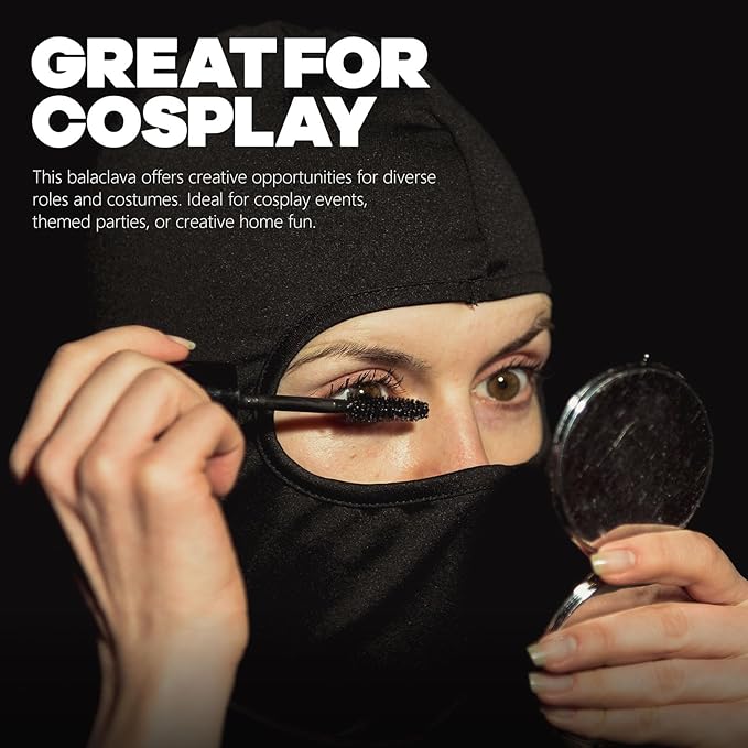 Fuinloth Balaclava Ski Mask, Motorcycle UV Protector Scarf, Summer Cooling Neck Gaiter for Men/Women