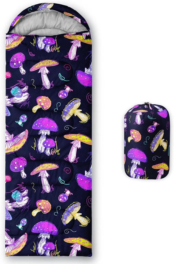 BSNTHO Camping Sleeping Bags,3 Season Warm & Cool Weather,Lightweight,Waterproof Sleeping Bags for Adults & Kids,Traveling,and Outdoors,Camping Gear Equipment