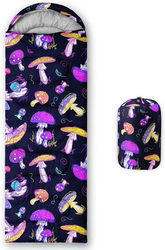 BSNTHO Camping Sleeping Bags,3 Season Warm & Cool Weather,Lightweight,Waterproof Sleeping Bags for Adults & Kids,Traveling,and Outdoors,Camping Gear Equipment