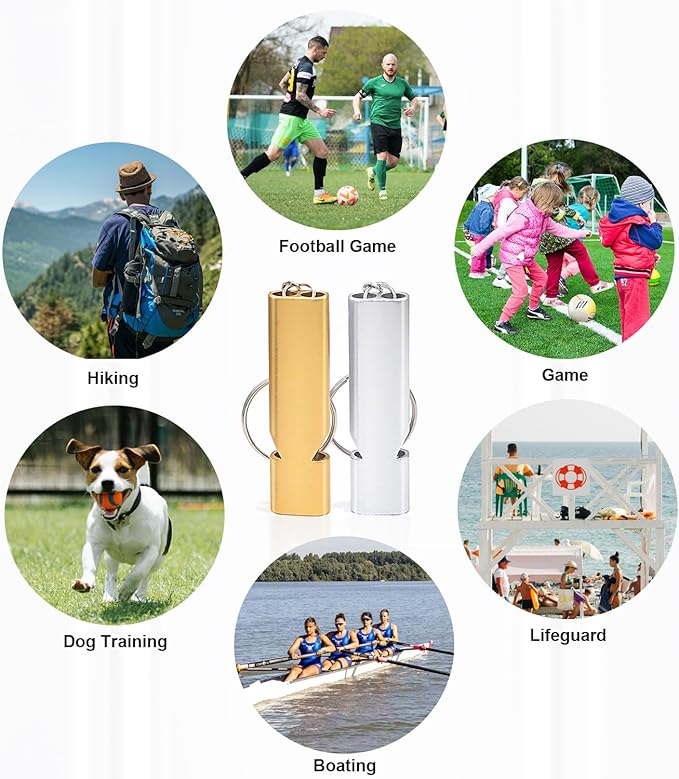 120 dB Loud Emergency Survival Whistle with Lanyard - Suitable for Coaches, Teachers, Dog Training, Kayak Accessories, and Hiking Safety Tool