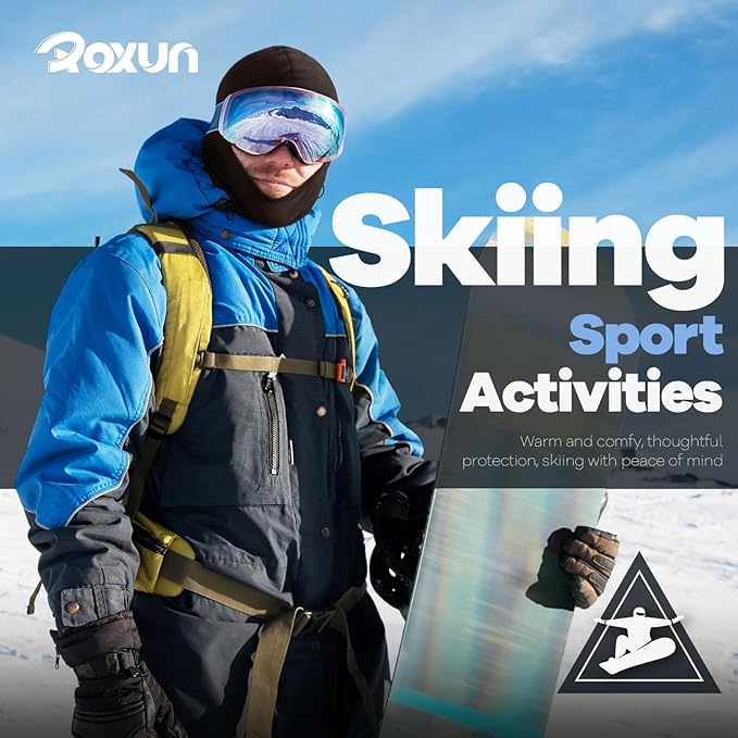 Balaclava Ski Mask, 5 Pack Neck Gaiter Motorcycle Scarf Summer Cooling UV Protector Men/Women