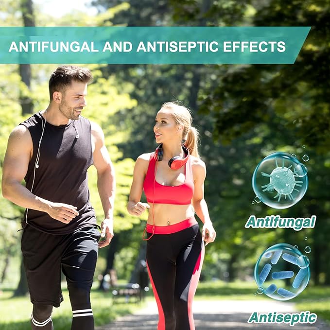 Antifungal Body Wipes, 30 Counts(6 Packs of 5) Travel Wipes, Non-Toxic Skin Camp Wipes Help Athletes Foot, Jock Itch, Ringworm. Rinse Free Gym Wipes for Wrestling, Martial Arts