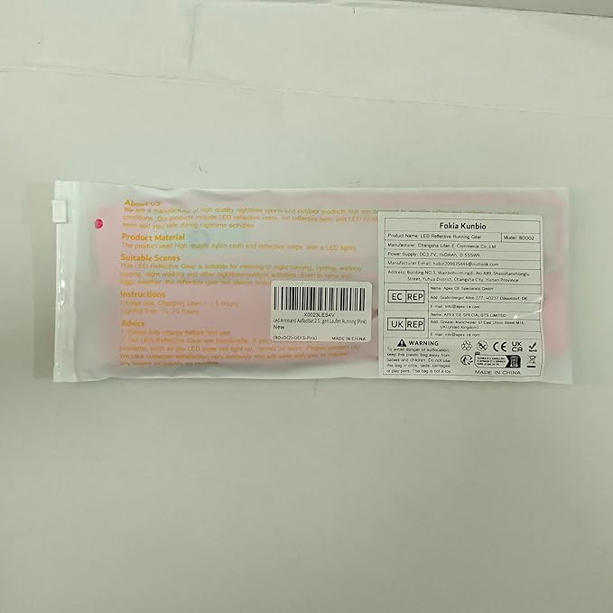 Light Up LED Armband for Running Walking at Night,Reflective Arm Bands for Runners,Rechargeable Jogging Lights,High Visibility Night Running Safety Gear Adjustable Running Women Men Kids