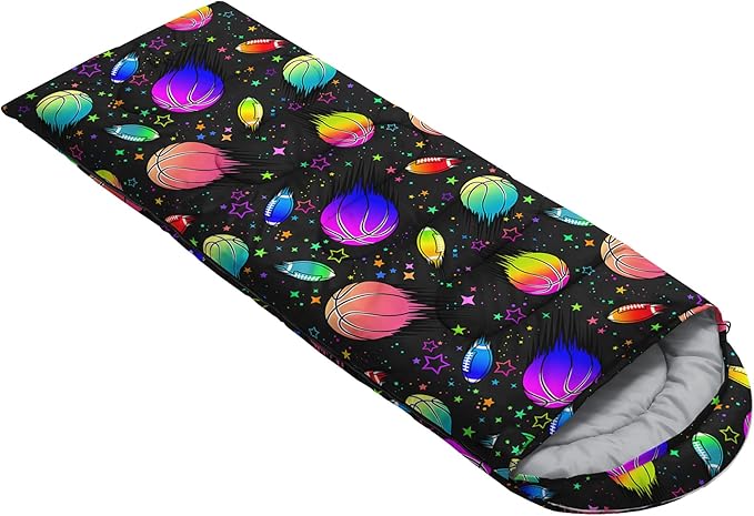 QOOMO Camping Sleeping Bags,3 Season Warm & Cool Weather,Lightweight,Waterproof Sleeping Bags for Adults & Kids,Traveling,and Outdoors,Camping Gear Equipment