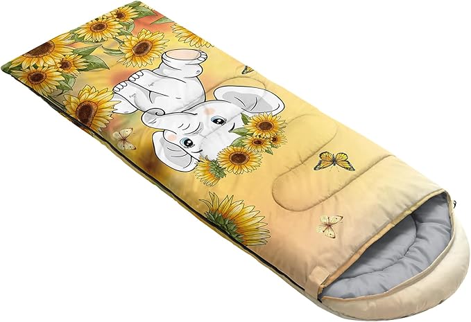 QOOMO Camping Sleeping Bags,3 Season Warm & Cool Weather,Lightweight,Waterproof Sleeping Bags for Adults & Kids,Traveling,and Outdoors,Camping Gear Equipment