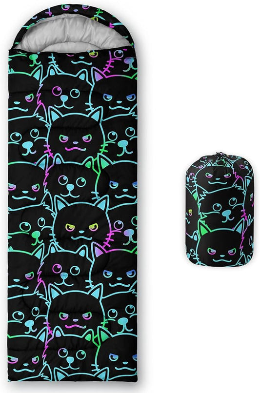 BailiPromise Camping Sleeping Bags,3 Season Warm & Cool Weather,Lightweight,Waterproof Sleeping Bags for Adults & Kids,Traveling,and Outdoors,Camping Gear Equipment