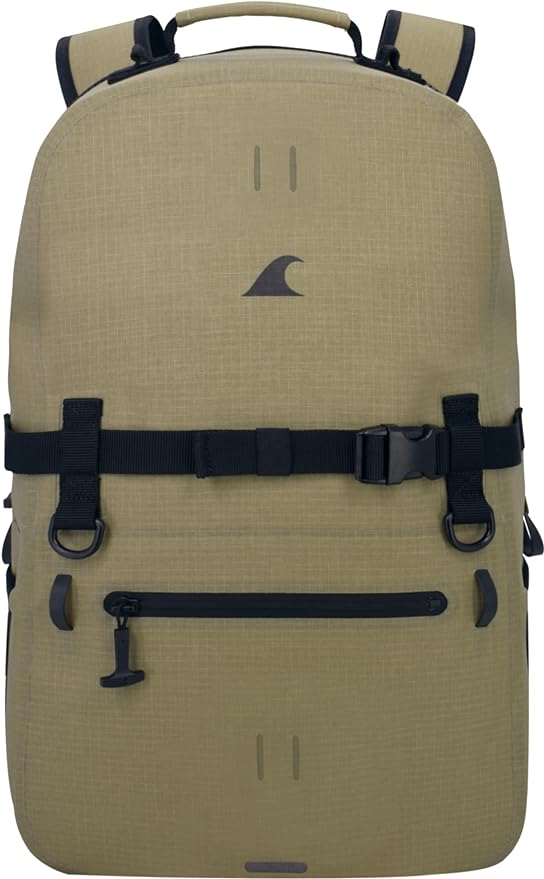 Breakwater Supply™ Waterproof IP68 Submersible Backpack with Airtight Zippers | Laptop Travel Outdoors | Fogland 25L 20L 15L