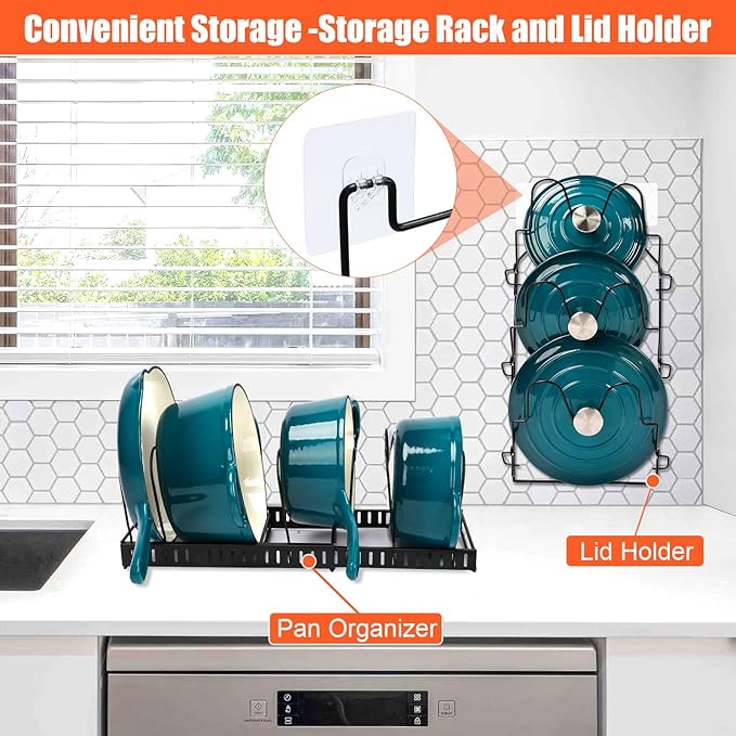 QuliMetal Nonstick Enameled Cast Iron Cookware Set, 7Pcs Pots and Pans with Lid, Frying Pan Skillet, Saucepan, Healthy Dutch Oven for Sourdough Bread Baking, Oven Safe up to 500° F or on All Stovetop